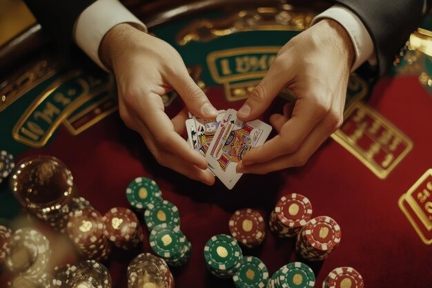 User interface showing live baccarat table